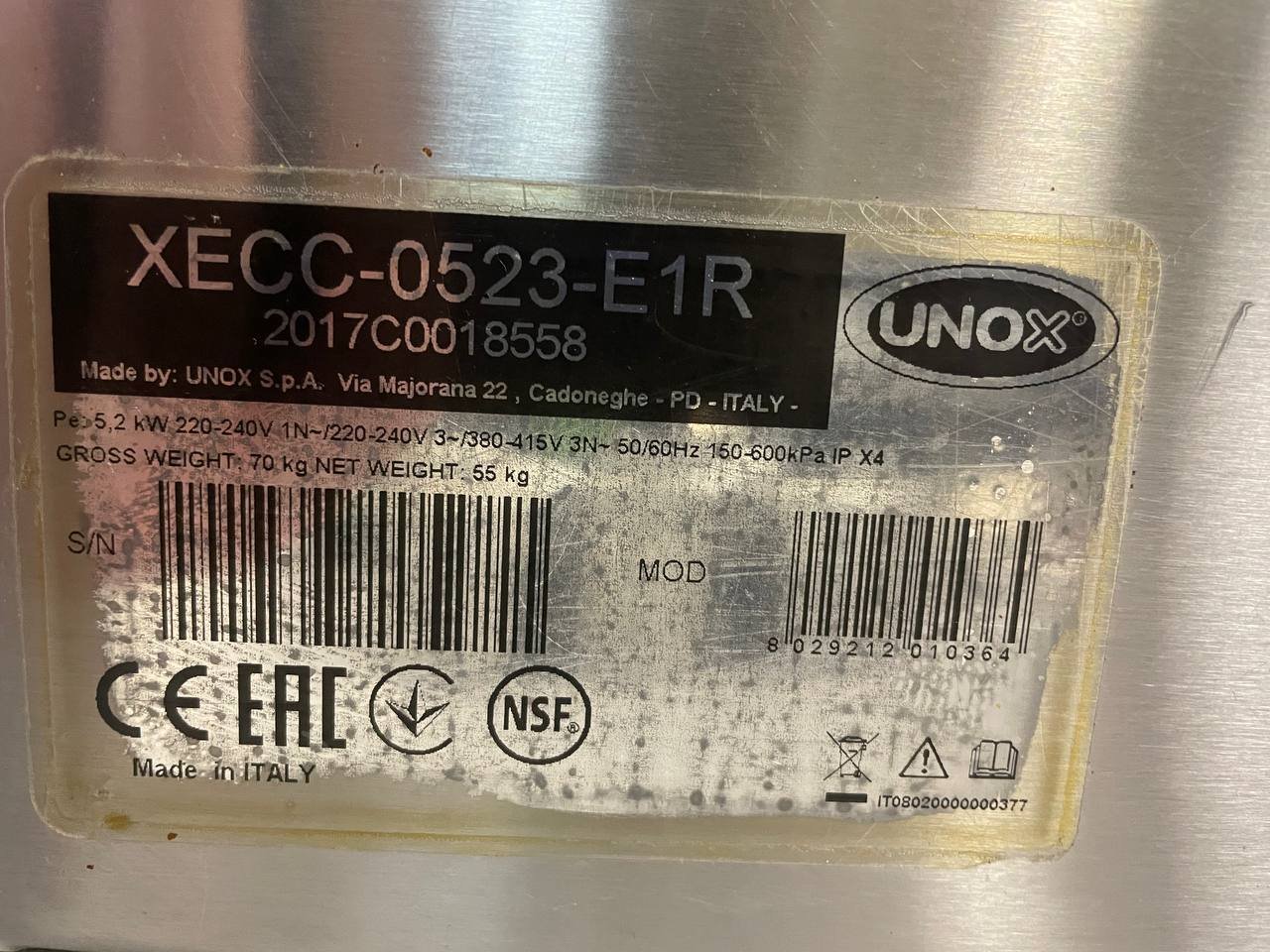 Пароконвектомат UNOX XECC-0523-E1R — фото 10