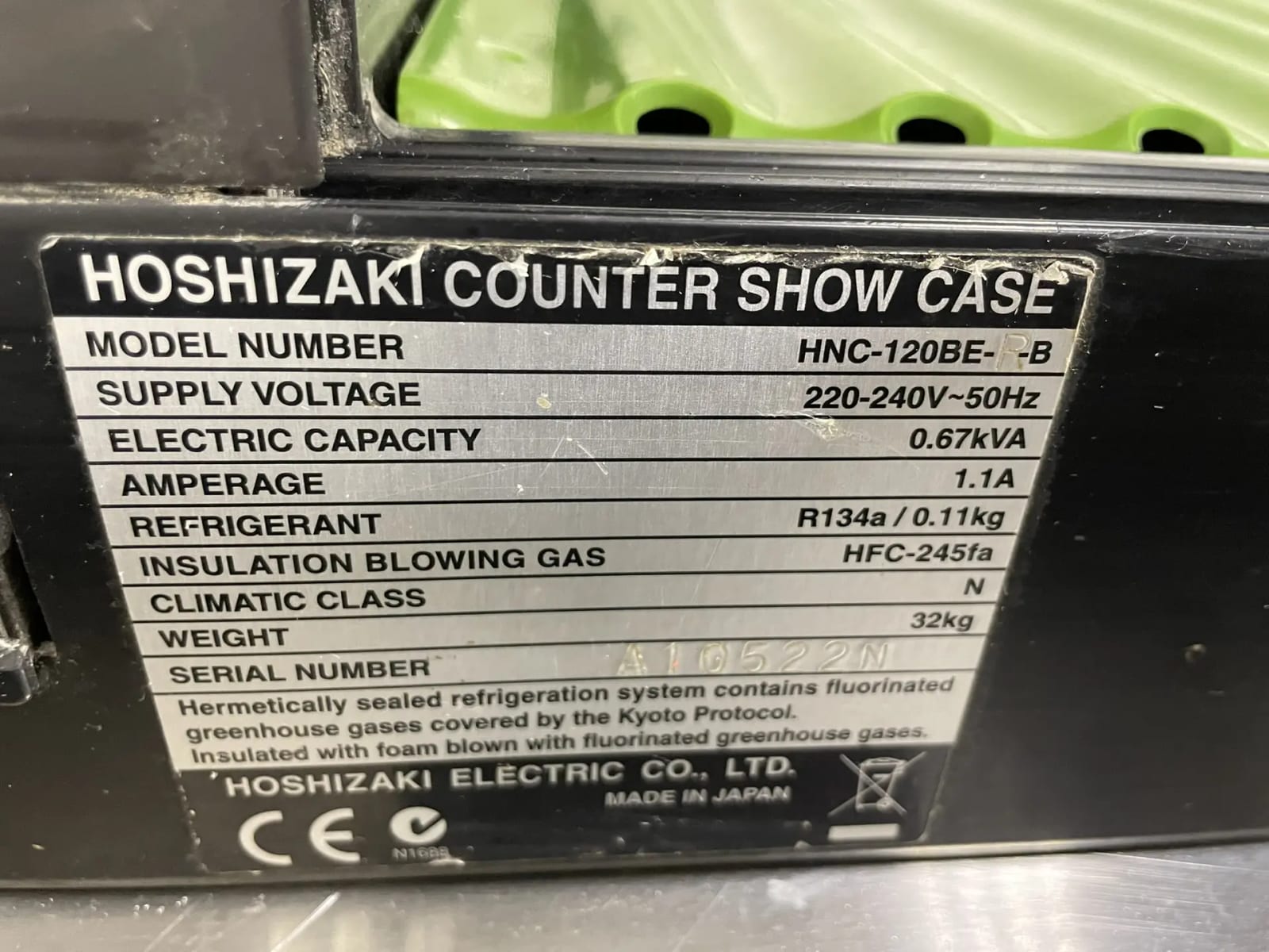 Витрина холодильная для суши Hoshizaki HNC-120-BE-R — фото 6